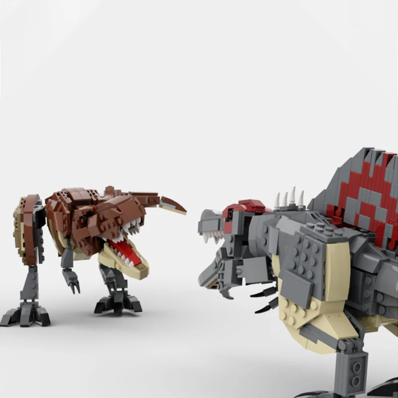 (Gobricks version) 585 pcs MOC-154188 Spinosaurus Minifigure Scale - Image 7