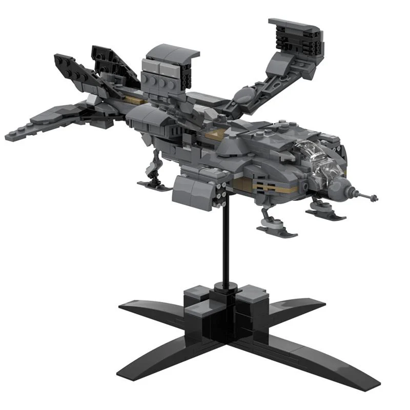 (Gobricks version) 585pcs MOC-128311 Micro Aliens Series PART I : UD-4L Dropship Landing Type - Image 2