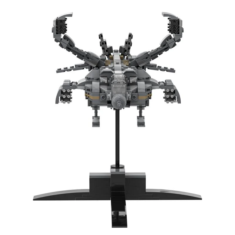 (Gobricks version) 585pcs MOC-128311 Micro Aliens Series PART I : UD-4L Dropship Landing Type - Image 3