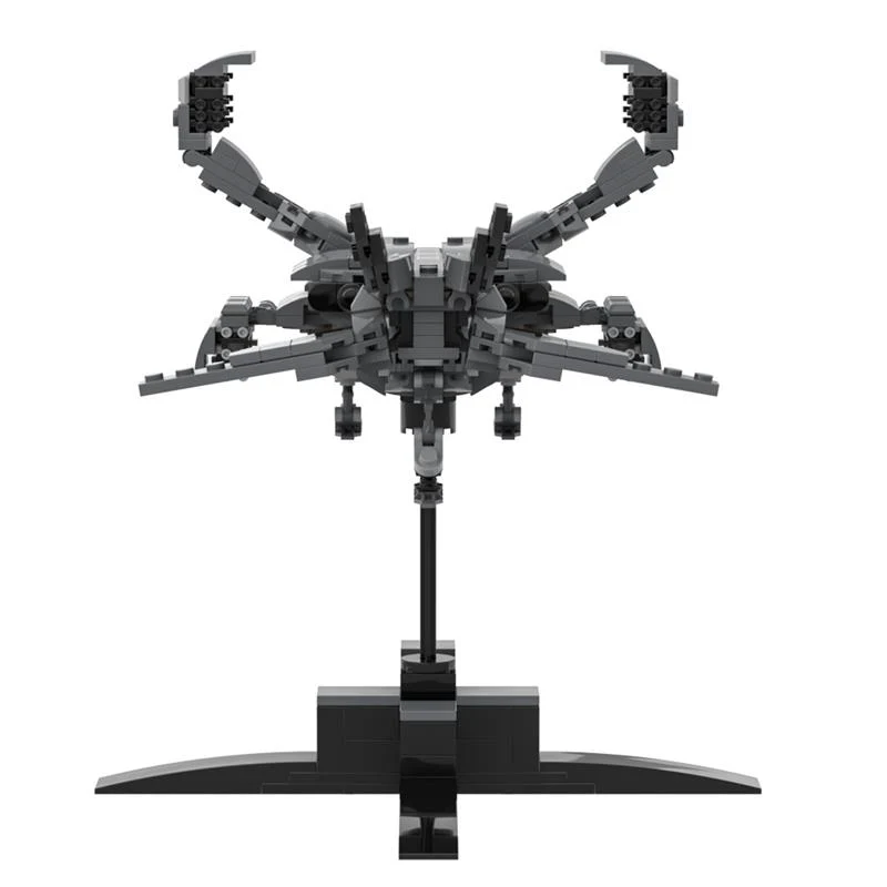 (Gobricks version) 585pcs MOC-128311 Micro Aliens Series PART I : UD-4L Dropship Landing Type - Image 4