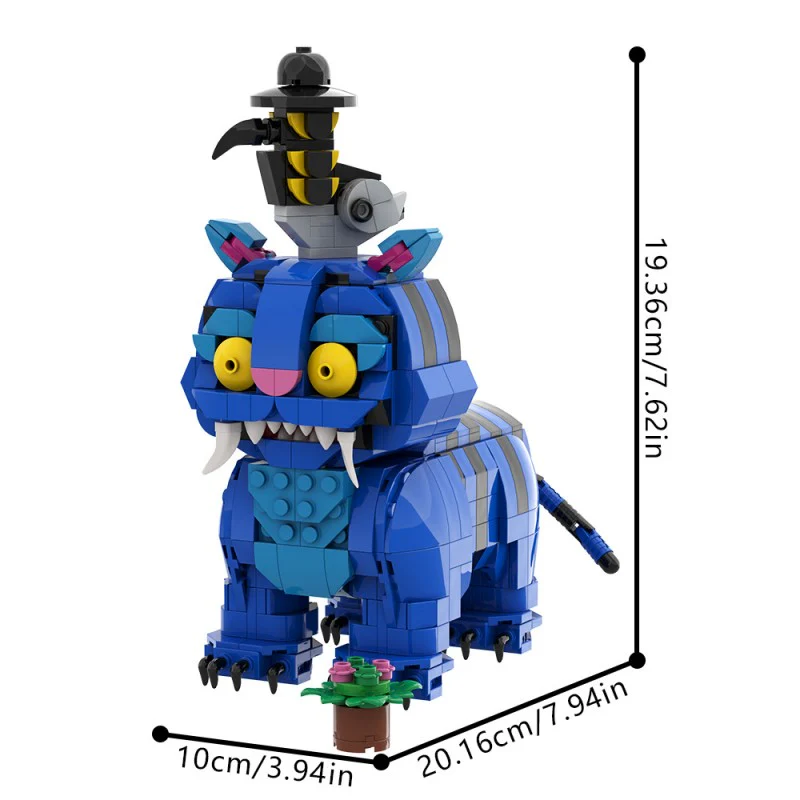 (Gobricks version) 588pcs MOC Witch Hunters-Lion Crow - Image 7