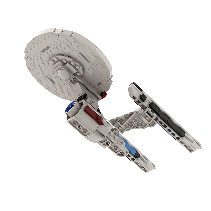 (Gobricks version) 592PCS MOC-105147 Star Trek Enterprise 1701-A - Image 10