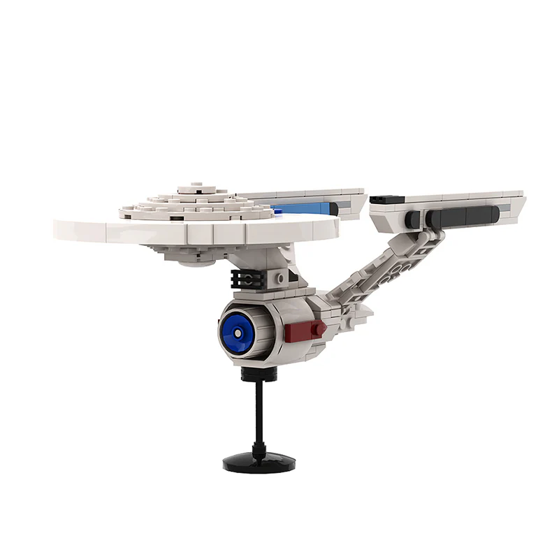 (Gobricks version) 592PCS MOC-105147 Star Trek Enterprise 1701-A - Image 12