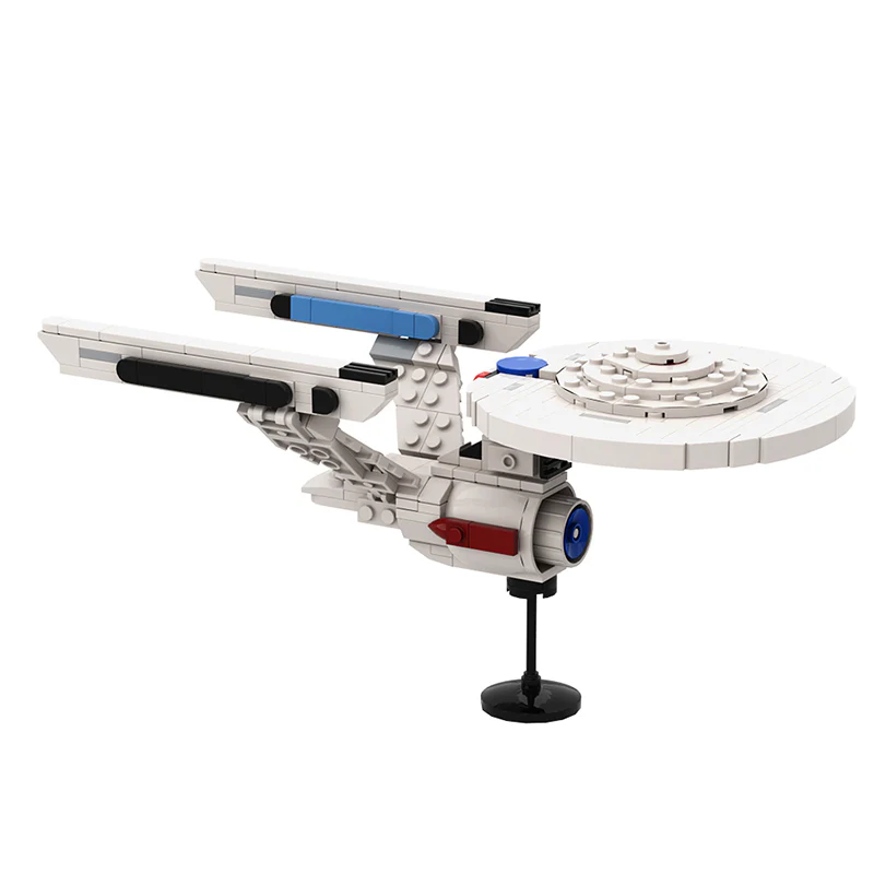 (Gobricks version) 592PCS MOC-105147 Star Trek Enterprise 1701-A - Image 3