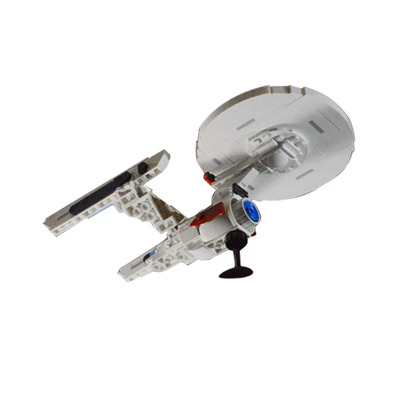 (Gobricks version) 592PCS MOC-105147 Star Trek Enterprise 1701-A - Image 7