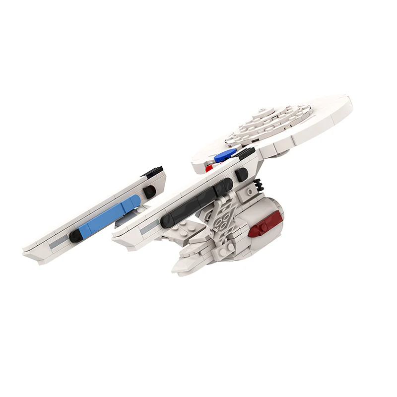 (Gobricks version) 592PCS MOC-105147 Star Trek Enterprise 1701-A - Image 9
