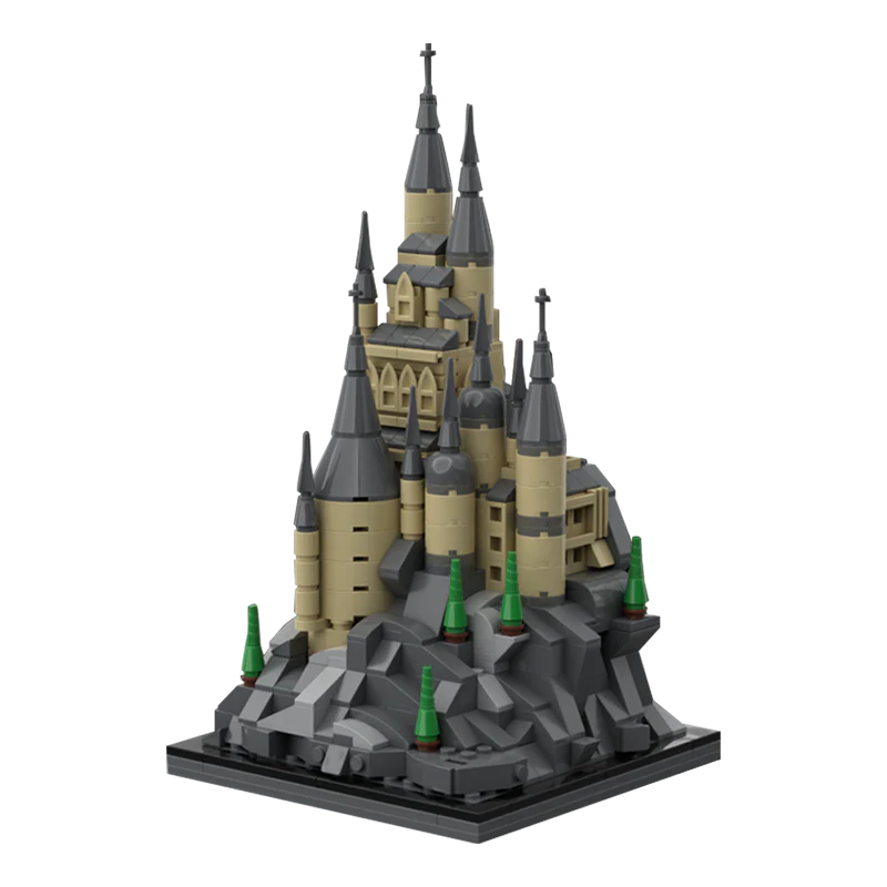 (Gobricks version) 596PCS MOC-135821 Microscale castle - 16x16 baseplate - Image 2
