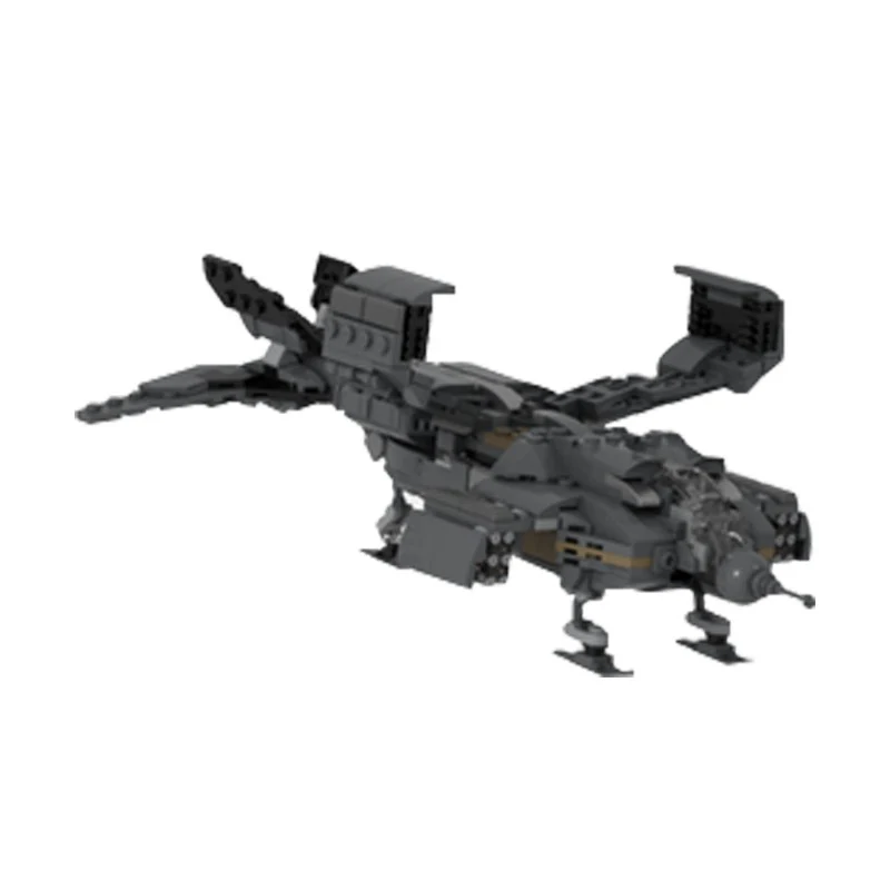 (Gobricks version) 597 pcs MOC-128311 Micro Aliens Series PART I : UD-4L Dropship Landing Type - Image 2