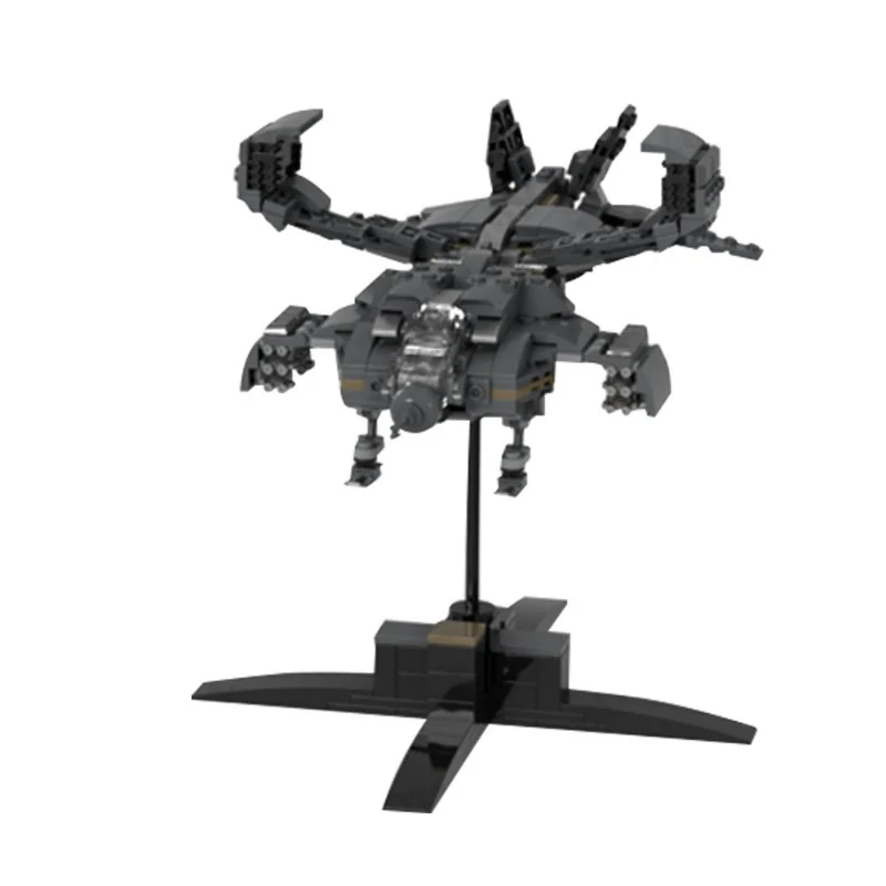 (Gobricks version) 597 pcs MOC-128311 Micro Aliens Series PART I : UD-4L Dropship Landing Type - Image 5