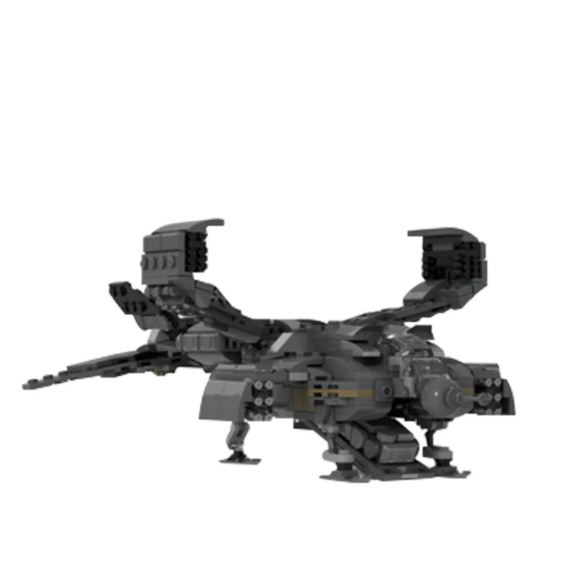 (Gobricks version) 597 pcs MOC-128311 Micro Aliens Series PART I : UD-4L Dropship Landing Type - Image 6
