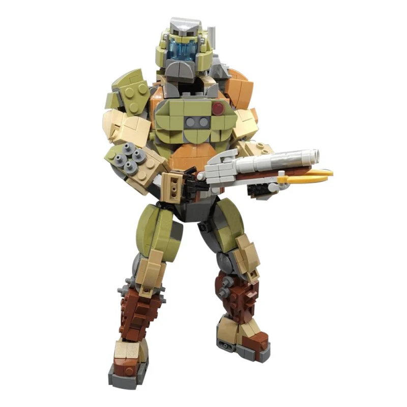 (Gobricks version) 609pcs MOC-211688 The Doom Slayer - Image 2