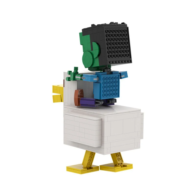 (Gobricks version) 610pcs MOC Large Chicken Jockey - Image 5
