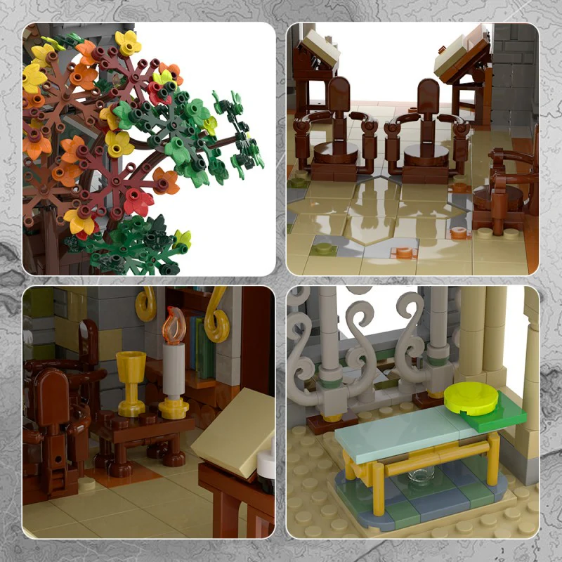 (Gobricks version) 6313pcs MOC-149444 10316 Rivendell Extension - Image 11