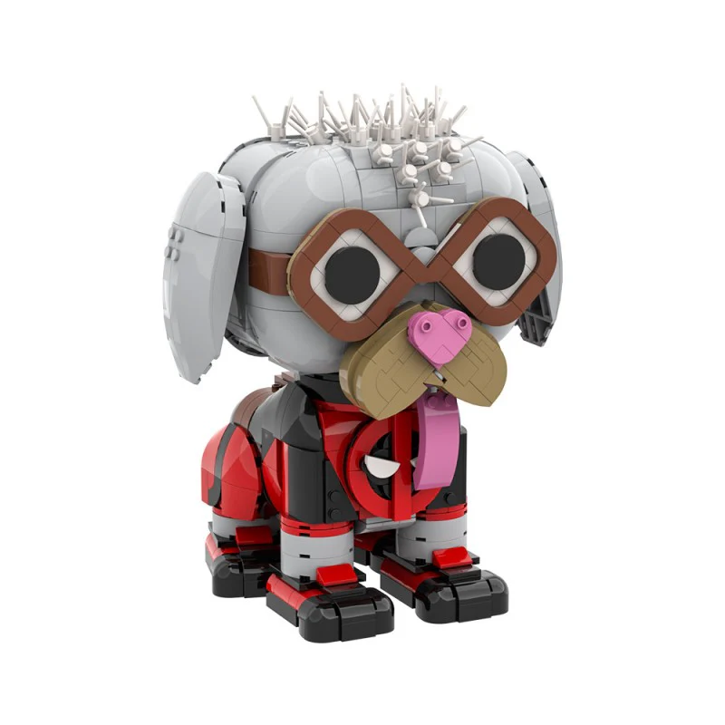 (Gobricks version) 640pcs MOC Deadpool Dog - Image 2