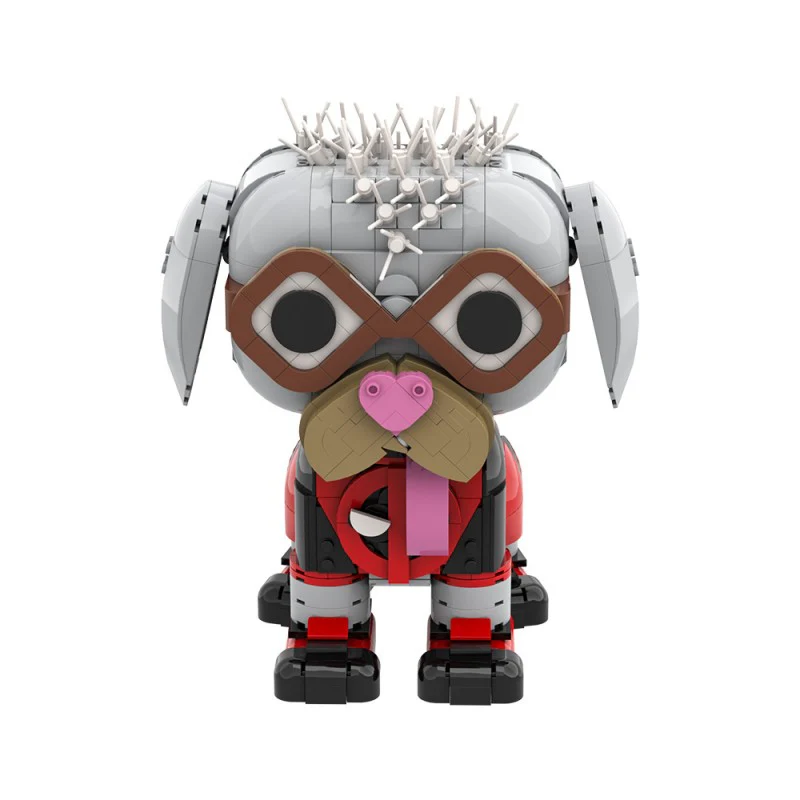 (Gobricks version) 640pcs MOC Deadpool Dog - Image 3