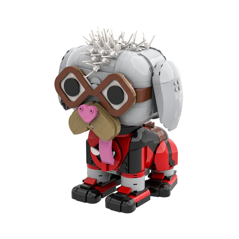 (Gobricks version) 640pcs MOC Deadpool Dog - Image 4