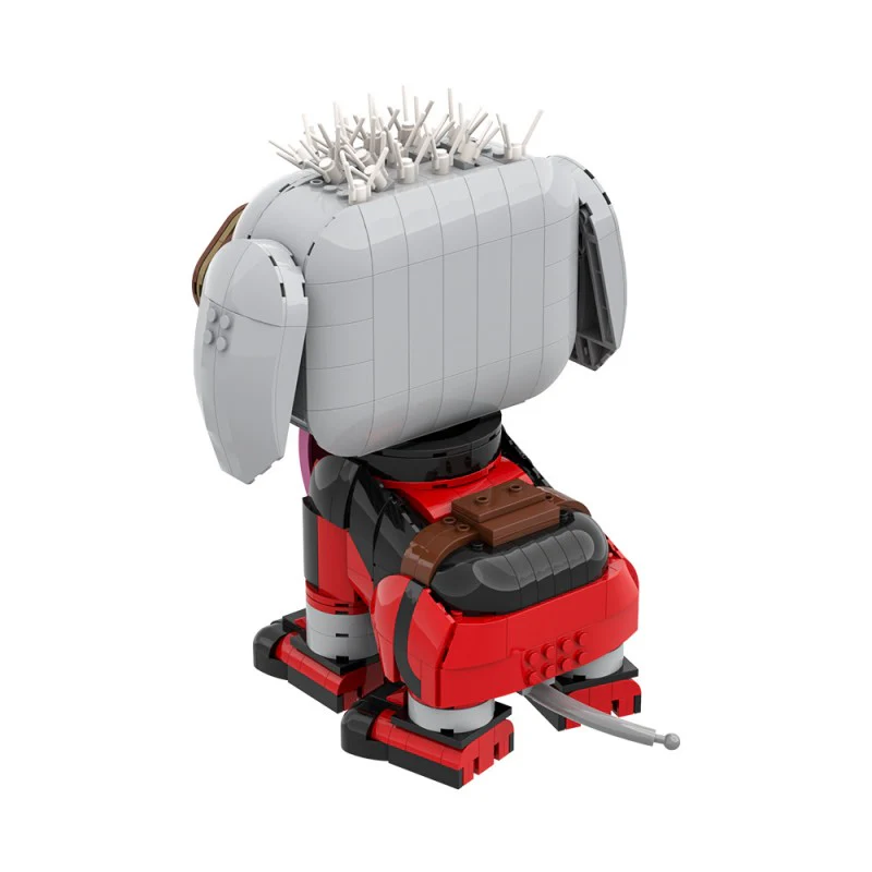 (Gobricks version) 640pcs MOC Deadpool Dog - Image 5