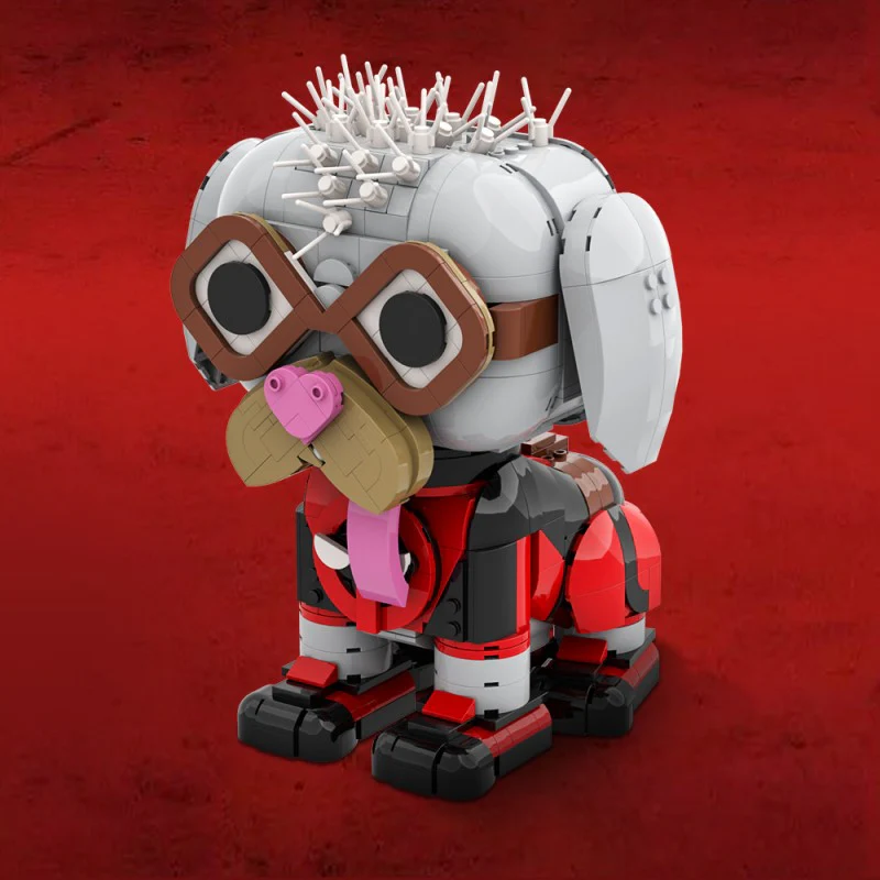 (Gobricks version) 640pcs MOC Deadpool Dog - Image 9