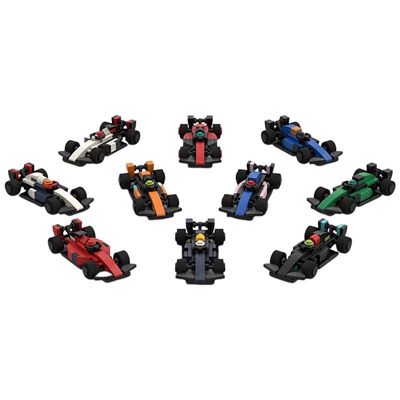 (Gobricks version) 641PCS MOC-141127 F1 2023 cars - Image 2