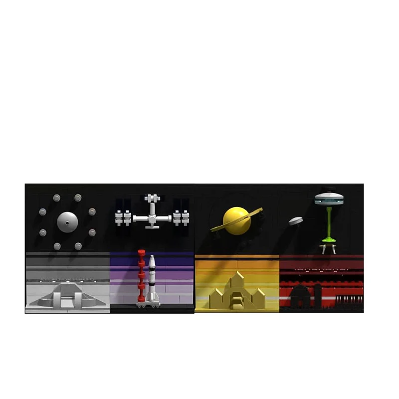 (Gobricks version) 641pcs MOC-160050 Tales of the Space Age 2 - Image 2