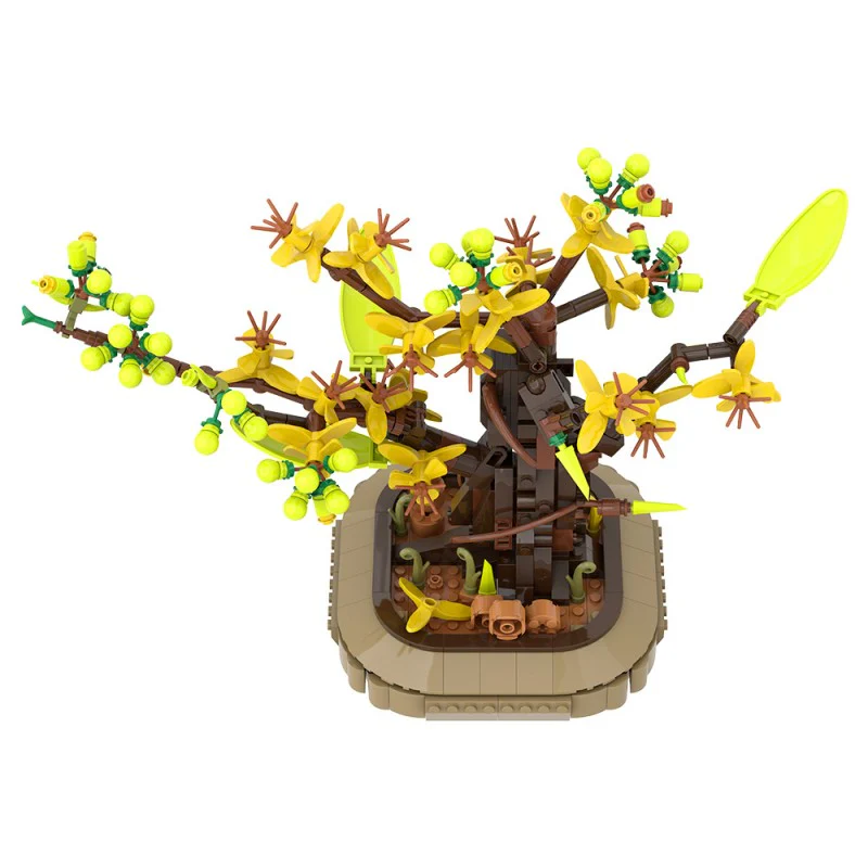 (Gobricks version) 643pcs MOC Apricot bonsai - Image 3