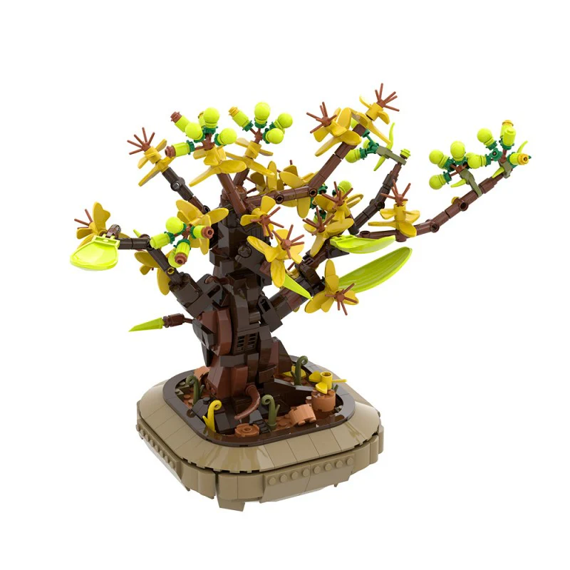 (Gobricks version) 643pcs MOC Apricot bonsai - Image 5
