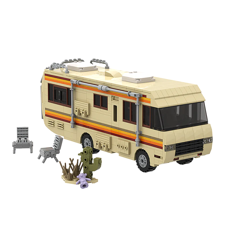 (Gobricks version) 644pcs MOC-20606 Breaking Bad RV - Image 5