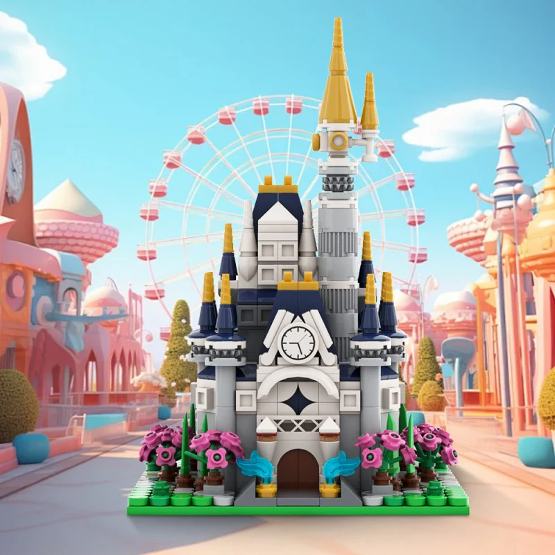 (Gobricks version) 647pcs MOC Fantasy Castle - Image 9