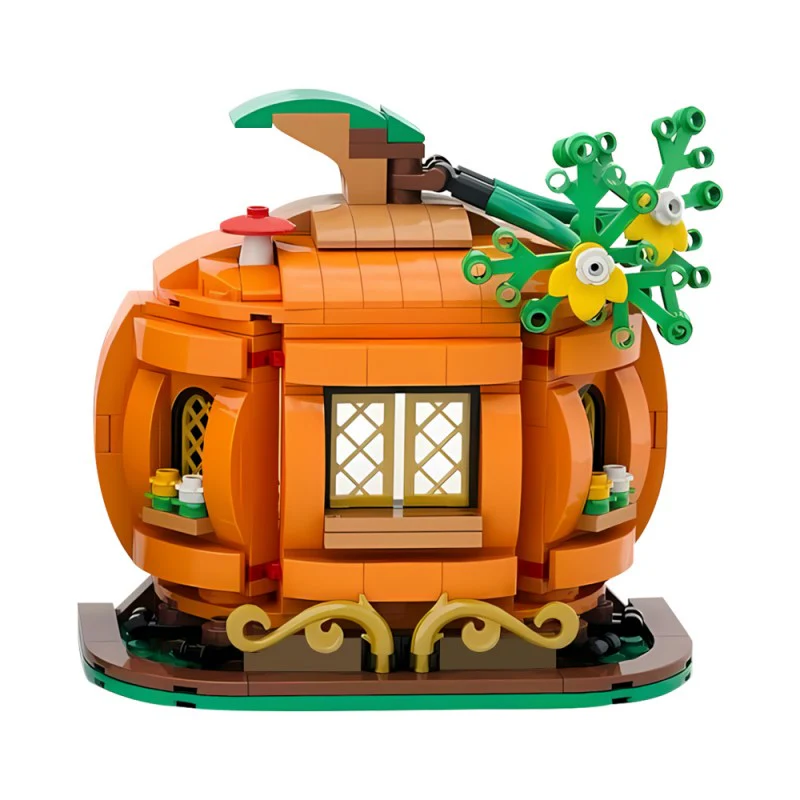 (Gobricks version) 648pcs MOC-205267 Pumpkin Cottage - Image 2