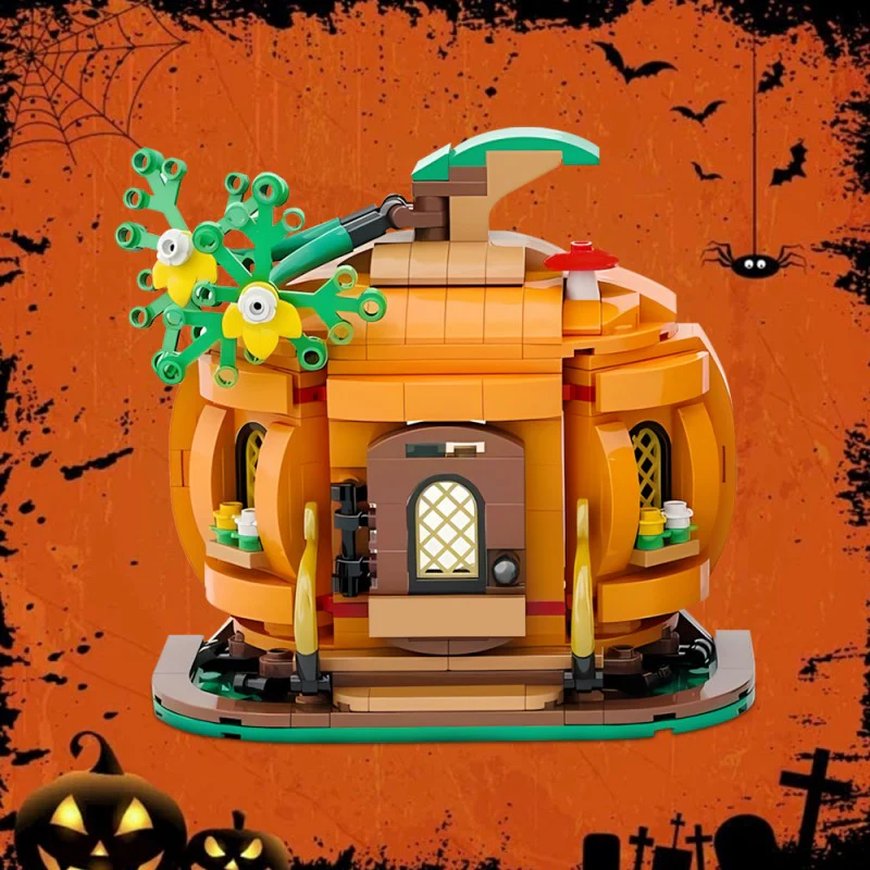 (Gobricks version) 648pcs MOC-205267 Pumpkin Cottage - Image 5