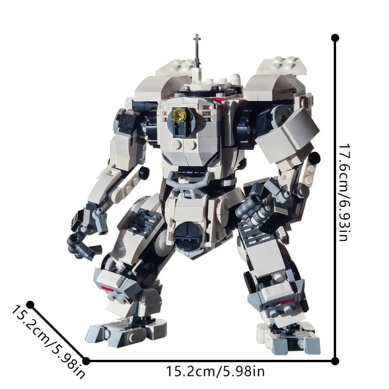 (Gobricks version) 649pcs MOC-216787 Bison Titan from Titanfall 2 Concept Art - Image 5