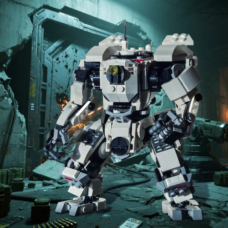 (Gobricks version) 649pcs MOC-216787 Bison Titan from Titanfall 2 Concept Art - Image 8