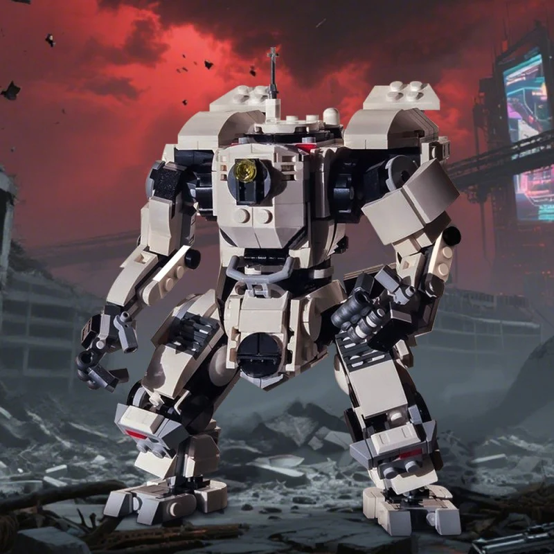 (Gobricks version) 649pcs MOC-216787 Bison Titan from Titanfall 2 Concept Art - Image 9
