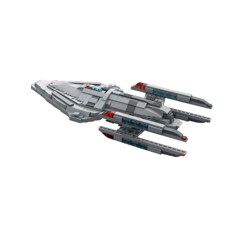 (Gobricks version) 400pcs+ MOC Star Trek Federation Starship Prometheus - Image 2