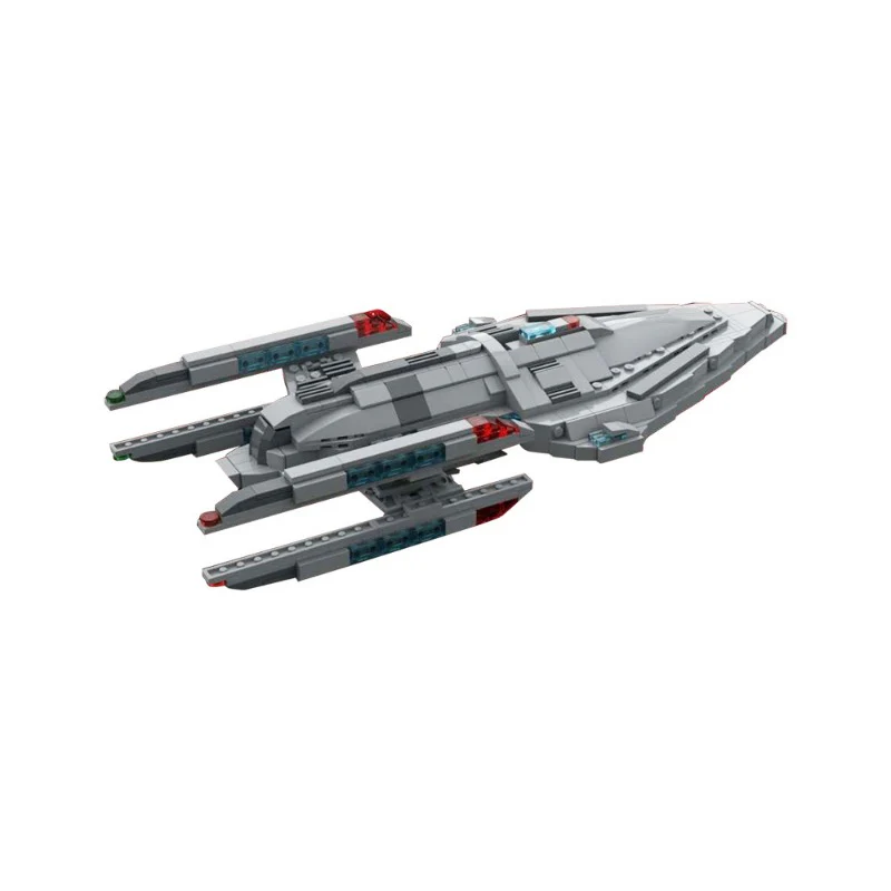 (Gobricks version) 400pcs+ MOC Star Trek Federation Starship Prometheus - Image 3