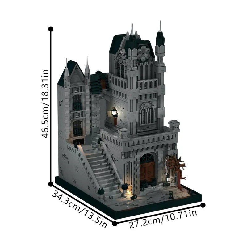 (Gobricks version) 6617pcs MOC-155744 The streets of Yharnam - Image 5