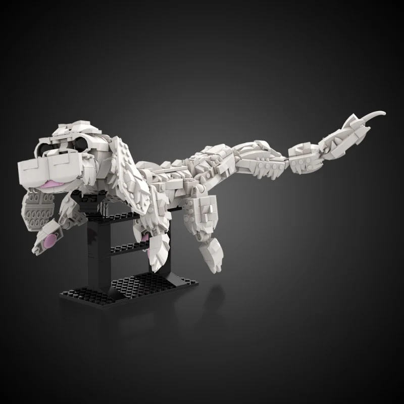 (Gobricks version) 665pcs MOC Great Demon Realm Falkor Dragon - Image 13