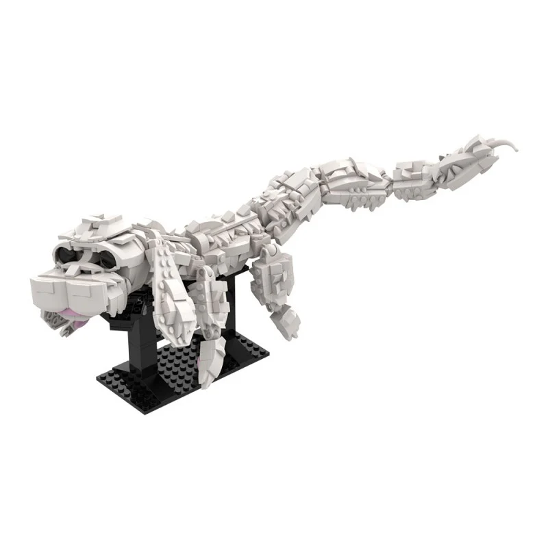 (Gobricks version) 665pcs MOC Great Demon Realm Falkor Dragon - Image 2