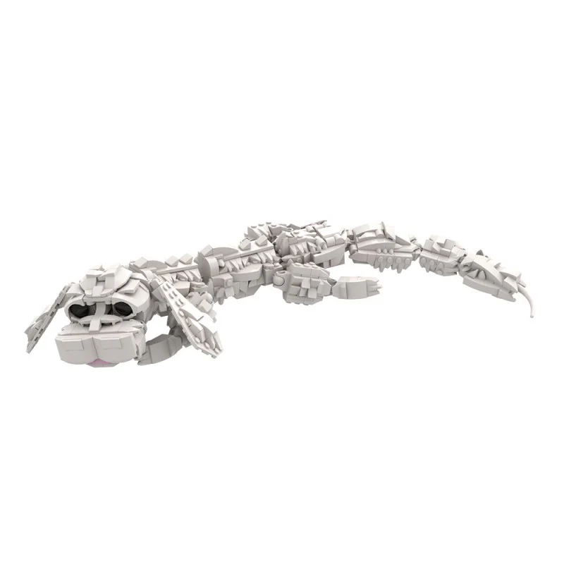 (Gobricks version) 665pcs MOC Great Demon Realm Falkor Dragon - Image 6