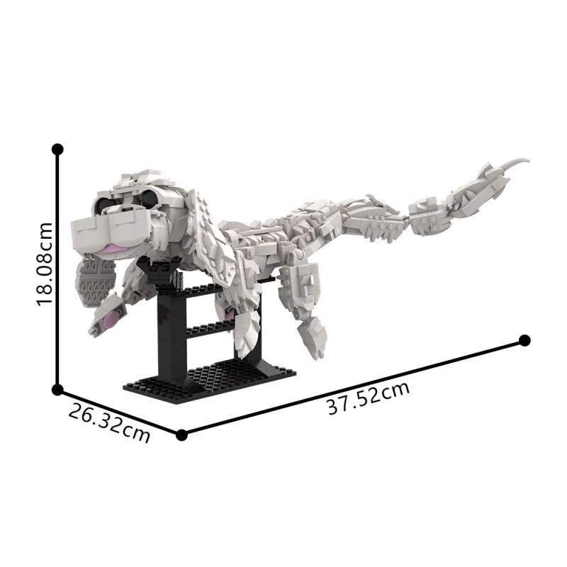 (Gobricks version) 665pcs MOC Great Demon Realm Falkor Dragon - Image 8