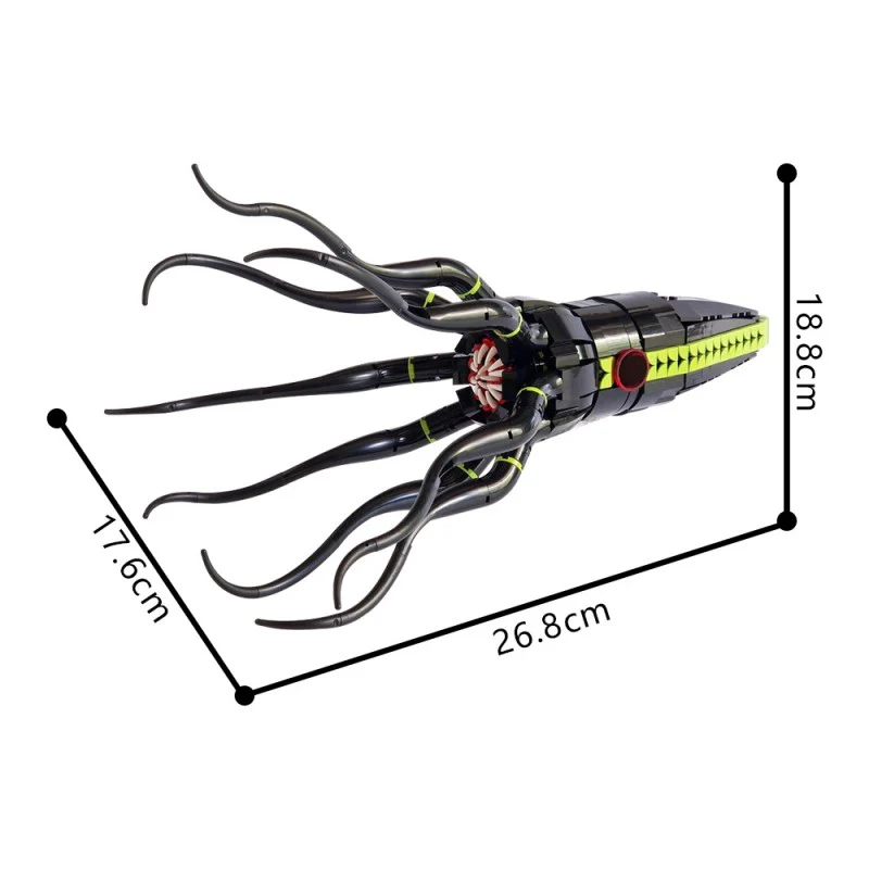 (Gobricks version) 674pcs MOC-220370 Giant Squid - Image 3