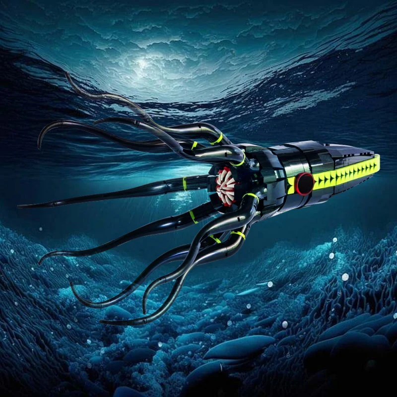 (Gobricks version) 674pcs MOC-220370 Giant Squid - Image 6