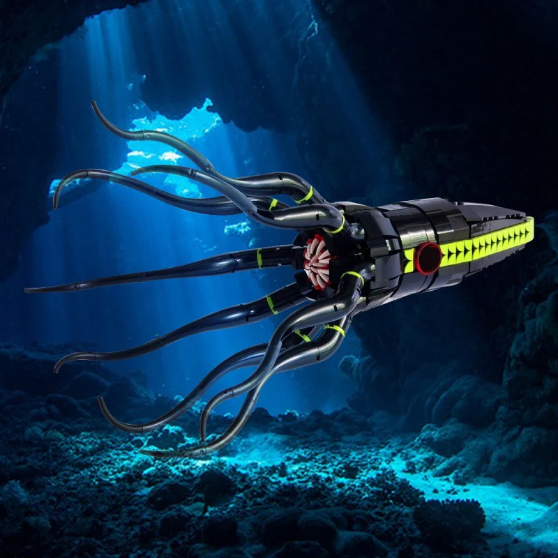 (Gobricks version) 674pcs MOC-220370 Giant Squid - Image 7