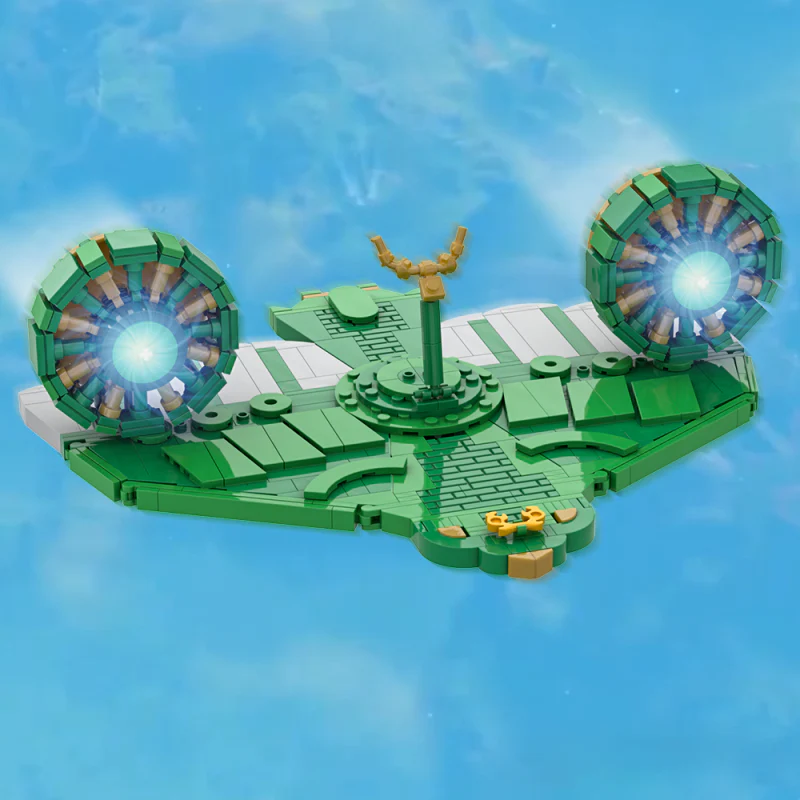 (Gobricks version) 679pcs MOC Zelda - Zonau Wind Wing - Image 10