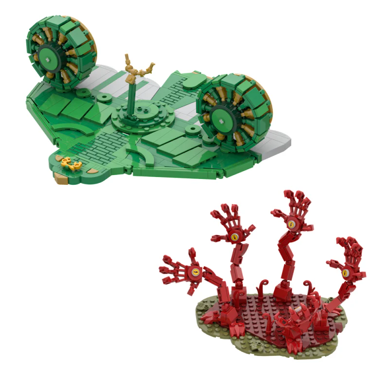 (Gobricks version) 679pcs MOC Zelda - Zonau Wind Wing - Image 12