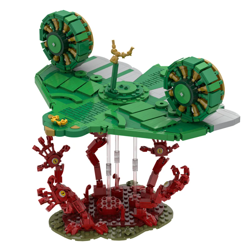 (Gobricks version) 679pcs MOC Zelda - Zonau Wind Wing - Image 3