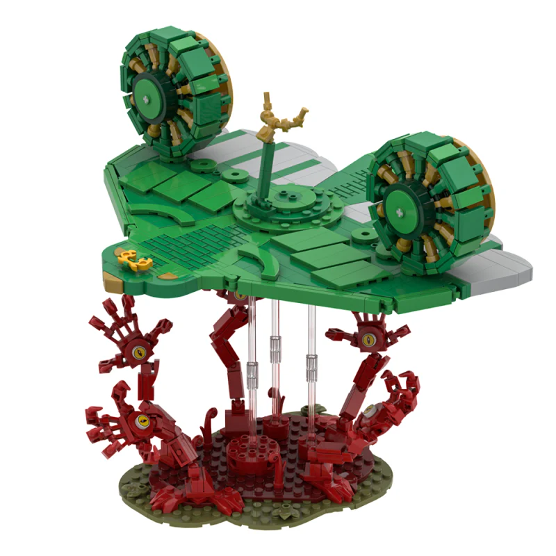 (Gobricks version) 679pcs MOC Zelda - Zonau Wind Wing - Image 5