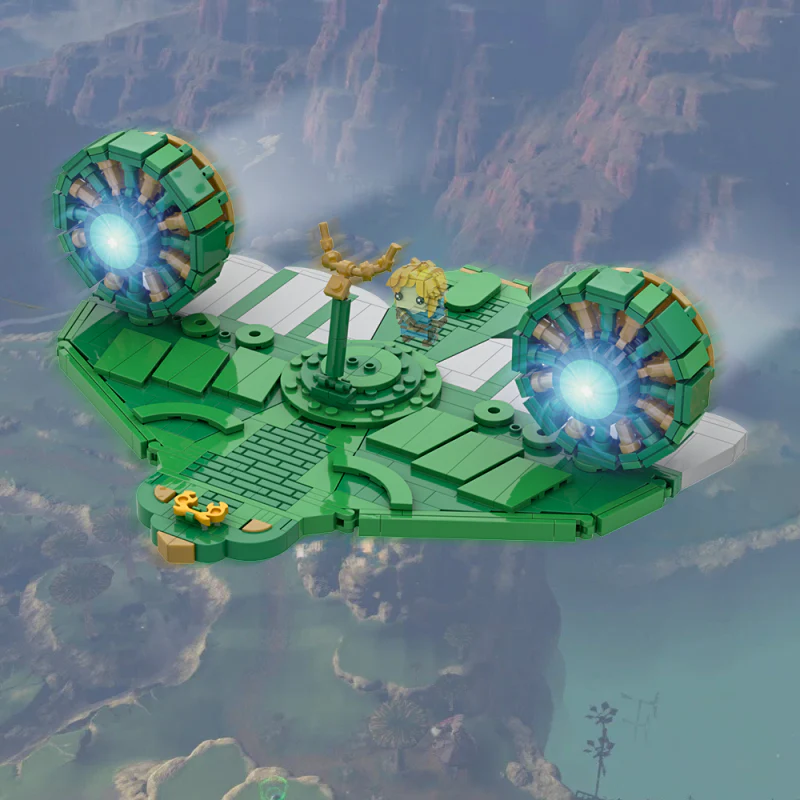 (Gobricks version) 679pcs MOC Zelda - Zonau Wind Wing - Image 9