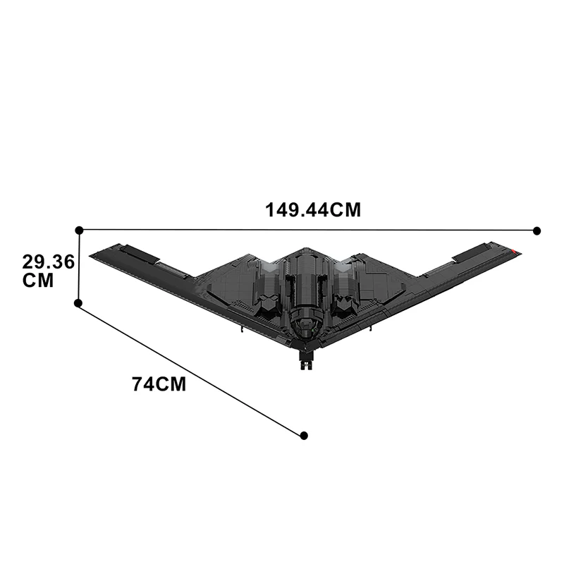 (Gobricks version) 6808 pcs b-21 stealth bomber - Image 2