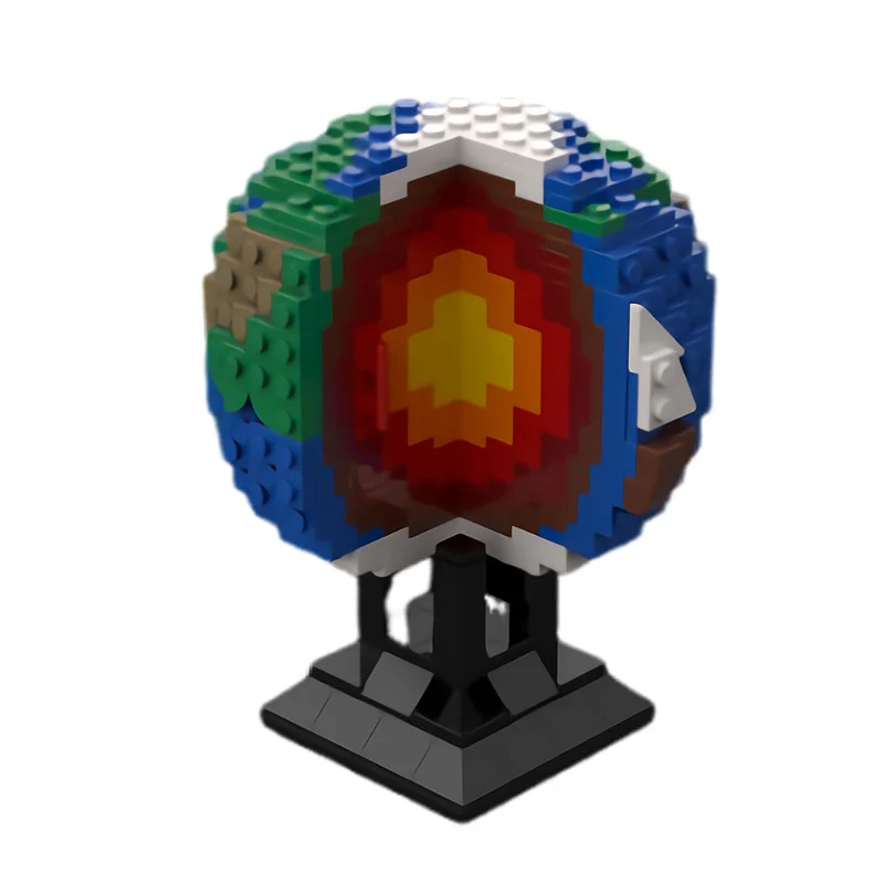 (Gobricks version) 682pcs MOC Earths Layers LEGO Compatible - Image 2